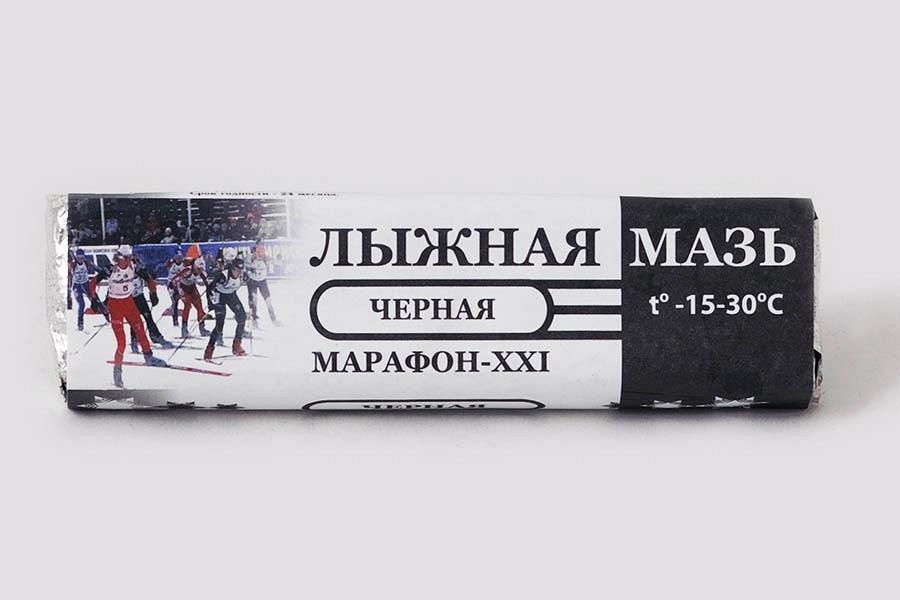 Лыжная мазь Марафон XXI черная Лыжная мазь Марафон XXI черная