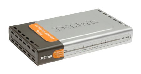 Коммутатор неуправляемый с 8 портами 10/100 Base-TX D-Link DES1008D Коммутатор неуправляемый с 8 портами 10/100 Base-TX D-Link DES1008D