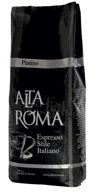 Кофе ТМ ALTA ROMA Platino, зерно, фасовка 1 кг