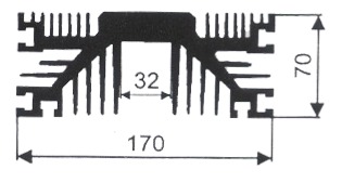 Профиль гребён. БК-223 (566223) L=4,0 м