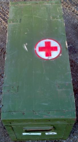 Ящик медицинский деревянный большой