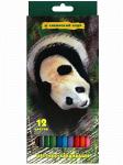 Набор цветных карандашей Панда 12 цветов Серия: Животные