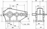 Редуктор цилиндрический трехступенчатый с зацеплением Новикова ЦТНД-315