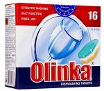 Olinka. Таблетки для посудомоечных машин 3 в 1, 16 шт.