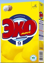 Порошок стиральный «Эхо Эконом» Лимон