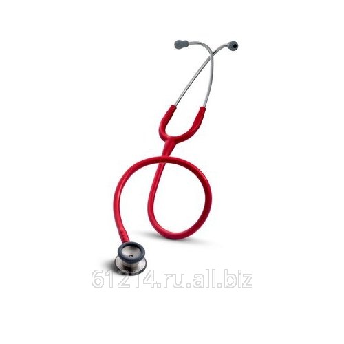 Стетоскоп 2113R Littmann Classic II Pediatric, красная трубка, 71 см, размер диафрагмы 2,9 см, диаметр колокола 2,5 см