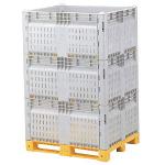 Контейнер Box pallet KITBIN 1200 x 1000 x 1845 арт: KitBin ZТ (перфорированный)