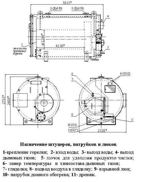 Котлы водогрейные FR-16-4-10-120 Котлы водогрейные FR-16-4-10-120