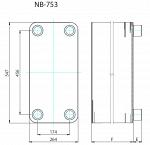 Пластинчатый теплообменник NB-753