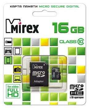 microSDHC 16 Gb