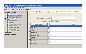 Модуль Wonderware Supply Chain Connector