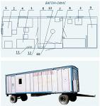 Вагон-бытовка ОФИС, Бытовки-модули штабные.