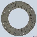Накладка фрикционная формованная 70-1601138с