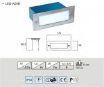 Светильник встраиваемый в стены LED-A04B