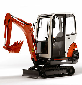 Миниэкскаватор компании Kubota - KX36-3 Миниэкскаватор компании Kubota - KX36-3
