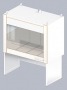 Шкаф вытяжной для муфельных печей  ЛАБ-1600 ШВп
