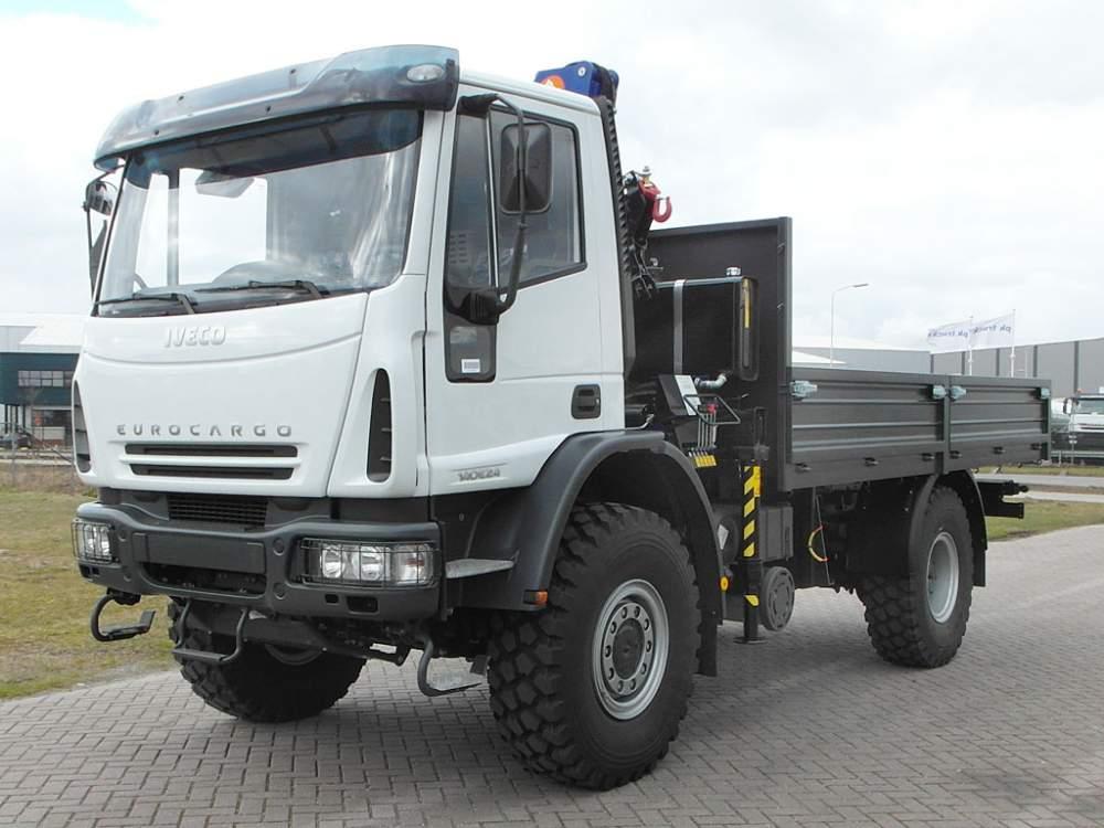 Iveco EUROCARGO ML140E24W 4x4 КМУ PM, бортовая платформа , НОВЫЙ от IVECO