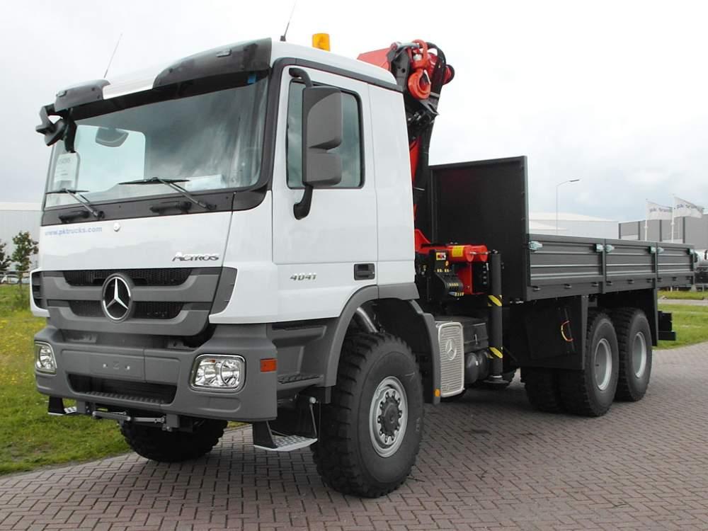 Mercedes ACTROS 4041-A 6x6 Palfinger КМУ бортовая платформа, НОВЫЙ от Mercedes Benz