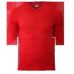 Футболка BASE 142, мужская спортивная футболка красного цвета с короткими рукавами