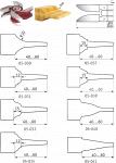 Комплект фрез для изготовления дверной филенки