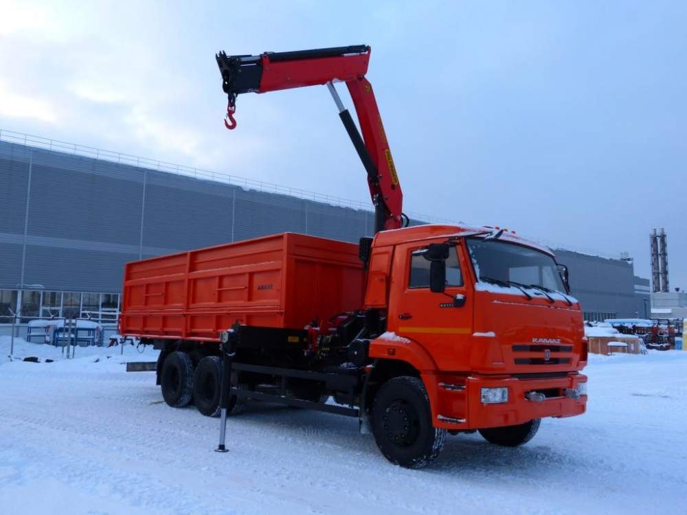 Камаз 65115 с кму Palfinger 15500а