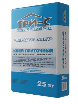 Клей Три-С Керамогранит Клей Три-С Керамогранит