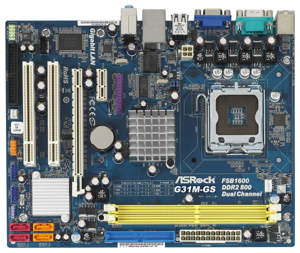 Плата материнская ASRock G31M-GS