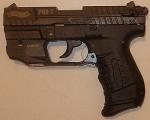 Walther P50T с ЛЦУ к.10*22Т пистолет газовый