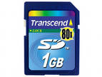 Карта памяти Secure Digital (SD) Transcend 1GB 80x