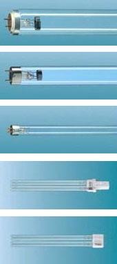 Бактерицидные УФ-лампы типа ДБ: ДБ-75-2, ДБ-300, ДБ-300Н, ДБ-300Н-2, АНЦ-300/144 и др., кварцевые чехлы к ним.