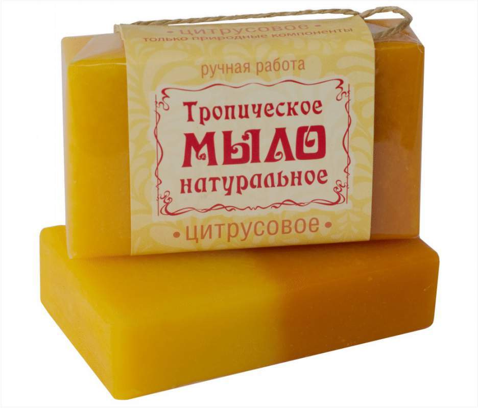 Крымское мыло натуральное «ЦИТРУСОВОЕ»