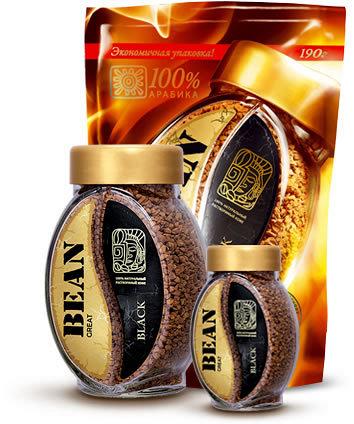 Сублимированный кофе Great BEAN Black