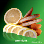 Замороженные рыбные палочки в сухарях со вкусом лимона premium