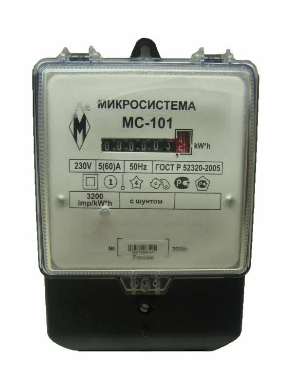 Счетчик электроэнергии МС101 5-60А Счетчик электроэнергии МС101 5-60А