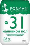 Наливной самонивелирующийся быстротвердеющий пол FORMAN 31