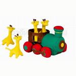 Музыкальная игрушка с жирафами в поезде арт. 330702