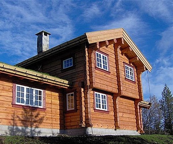 Деревянный дом из лафета по норвежской технологии