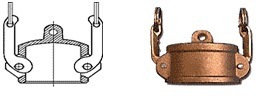 Соединеня Cam-lock для промышленных рукавов Соединеня Cam-lock для промышленных рукавов