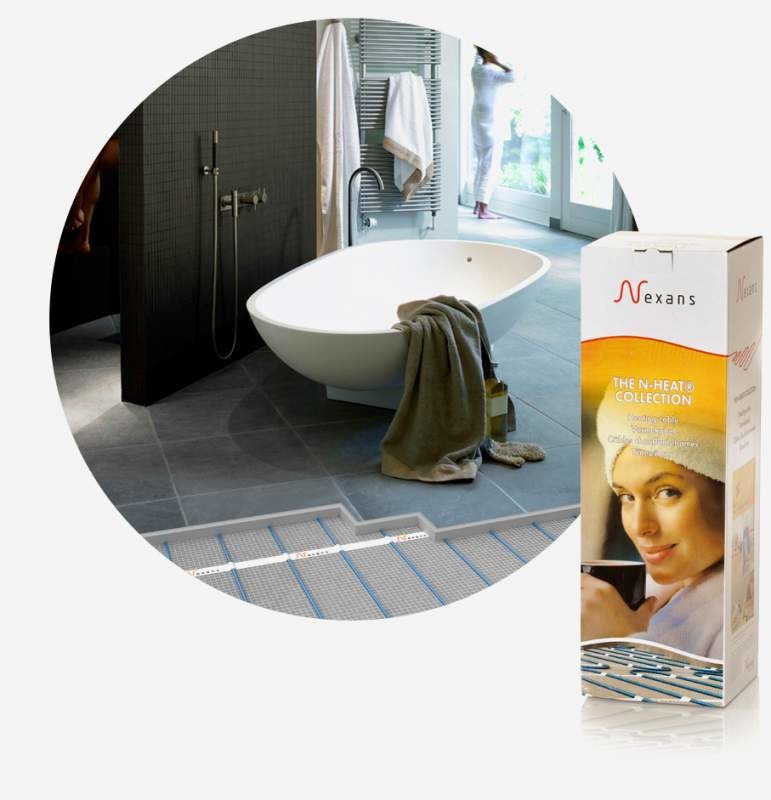 Мат нагревательный Nexans MILLIMAT/150 HS 375W Арт: 10167652 со скрытой муфтой Splice Мат нагревательный Nexans MILLIMAT/150 HS 375W Арт: 10167652 со скрытой муфтой Splice