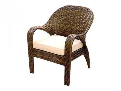 Кресло плетеное, коричневый, 740х920х900 мм, Garda, Garda 1146
