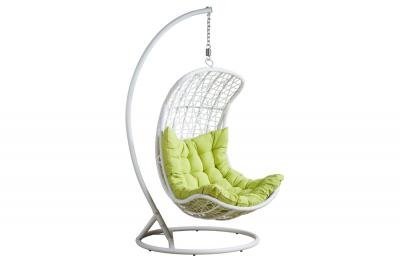 Подвесное плетеное кресло-гамак Виши, белый, 2030x1020x1340 мм, 4SIS