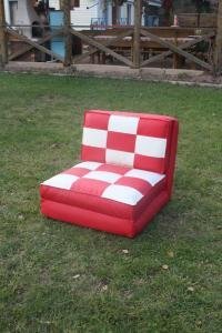 Эргономичное кресло-кровать, красно-белый, 740х900x700 мм, Ergo-Relax Эргономичное кресло-кровать, красно-белый, 740х900x700 мм, Ergo-Relax
