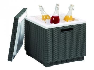 Мини-холодильник для напитков Ice Cube, серый, 420x420x410 мм, Keter, Ice Cube
