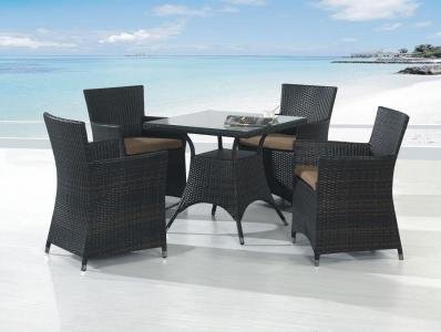 Стол со столешницей, темный шоколад, 70х70х74см, Tron, Comfort