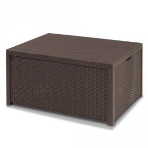 Ящик для хранения Arica Rattan Table, коричневый, 790х590х420 мм, Keter