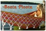 Гамак Samba двухместный, разноцветный, 2400x1650 мм, Besta Fiesta