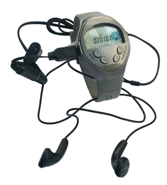 Часы с Flash-памятью+MP3 Player