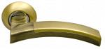Дверная ручка SILLUR 132 S.GOLD/BR золото матовое/антич. бронза