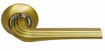 Дверные ручки на круглой розетке SILLUR 126 S.GOLD золото матовое