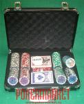 Набор для игры в покер NUTS 200 BLACK (200 фишек)